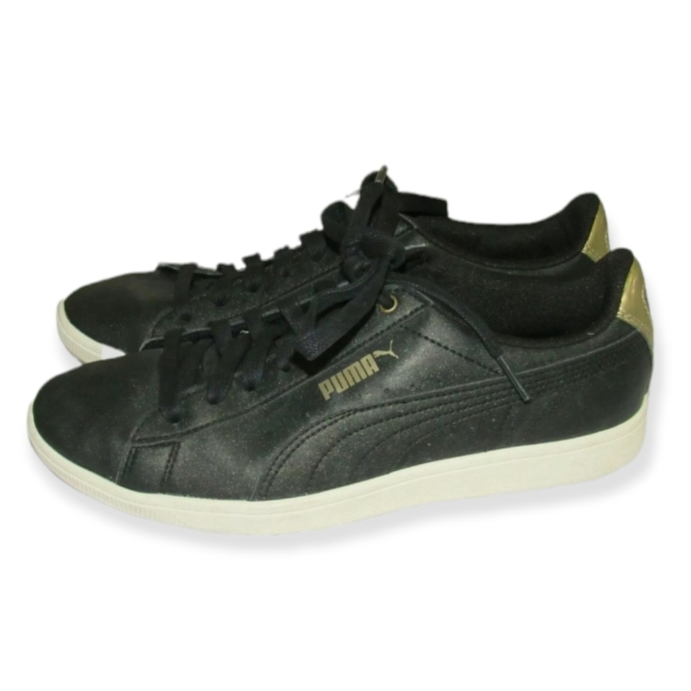 Puma Soft Foam Vikky LX Black Shimmery Sneakers